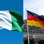 Nigeria and Germany national flag