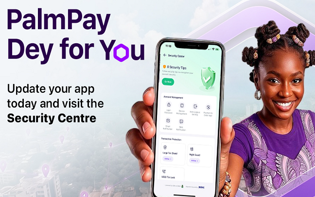 PALMPAY DEY FOR YOU